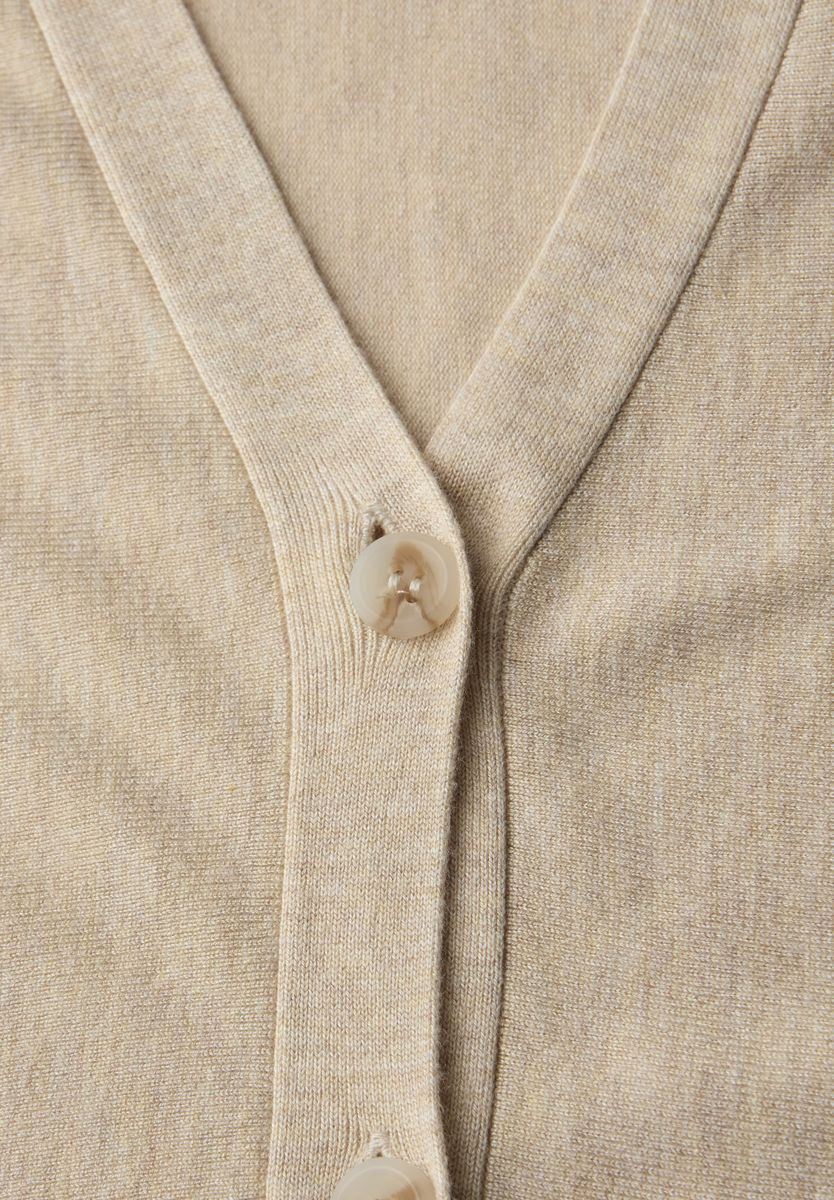 Cardigan in Unifarbe