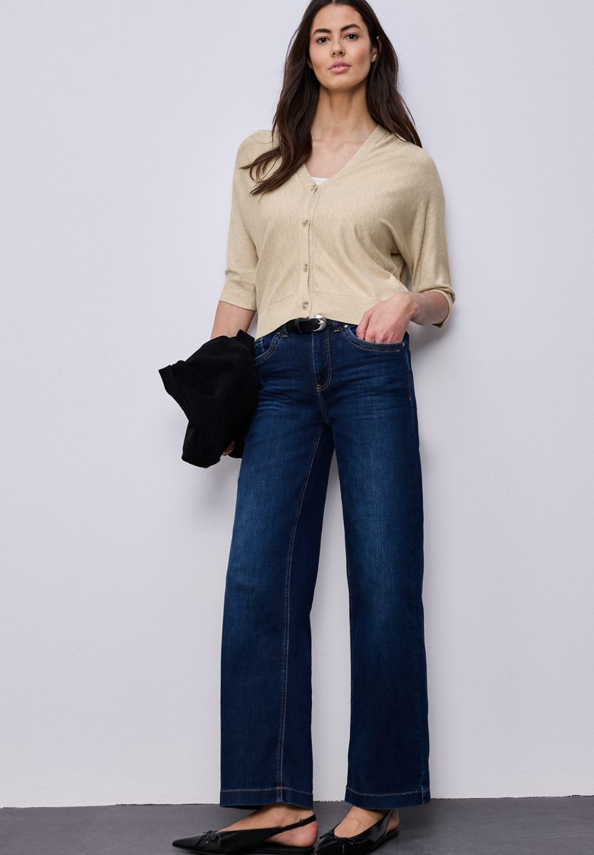 Cardigan in Unifarbe