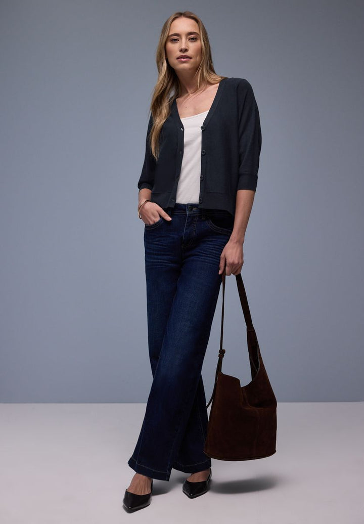 Cardigan in Unifarbe