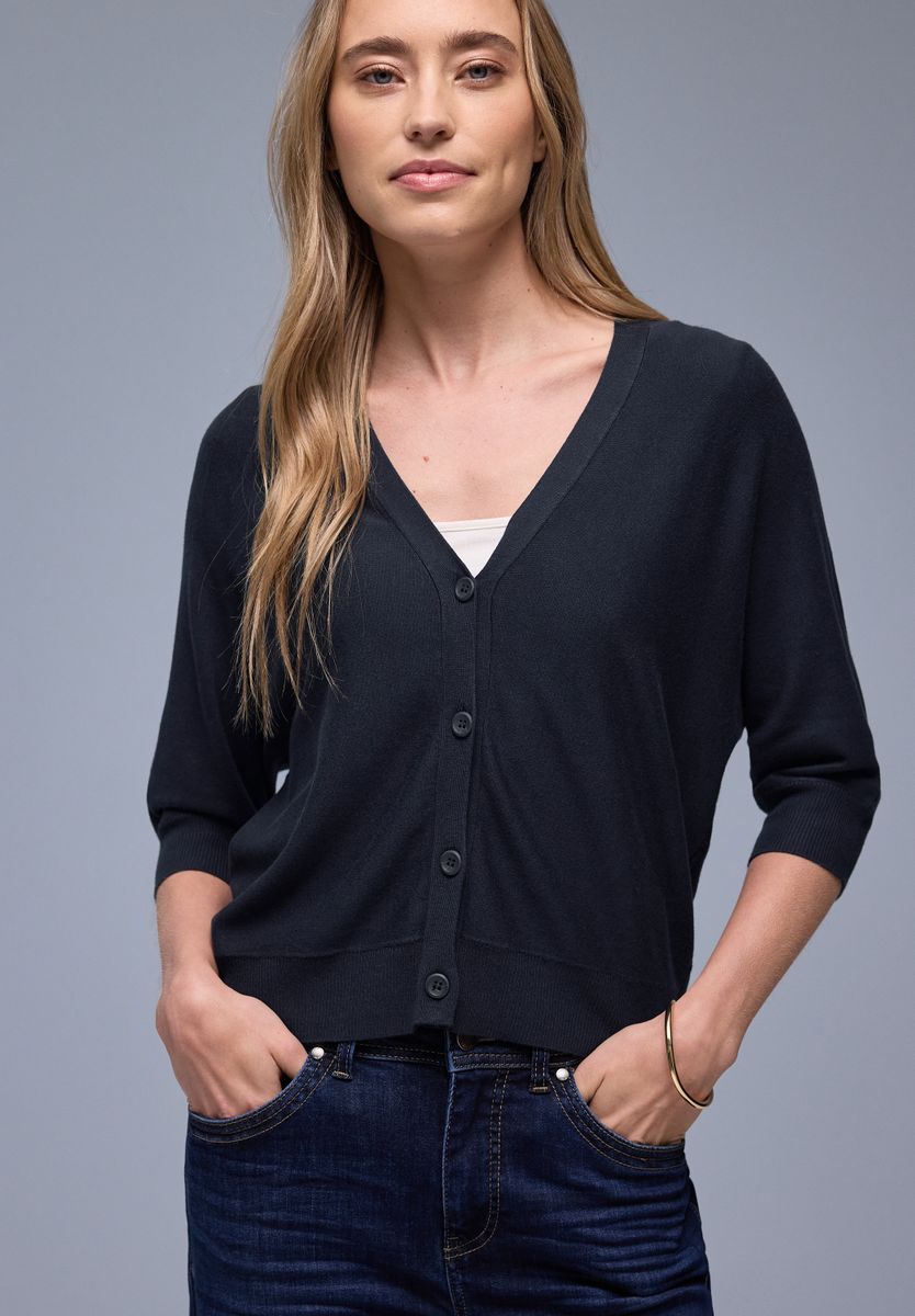 Cardigan in Unifarbe