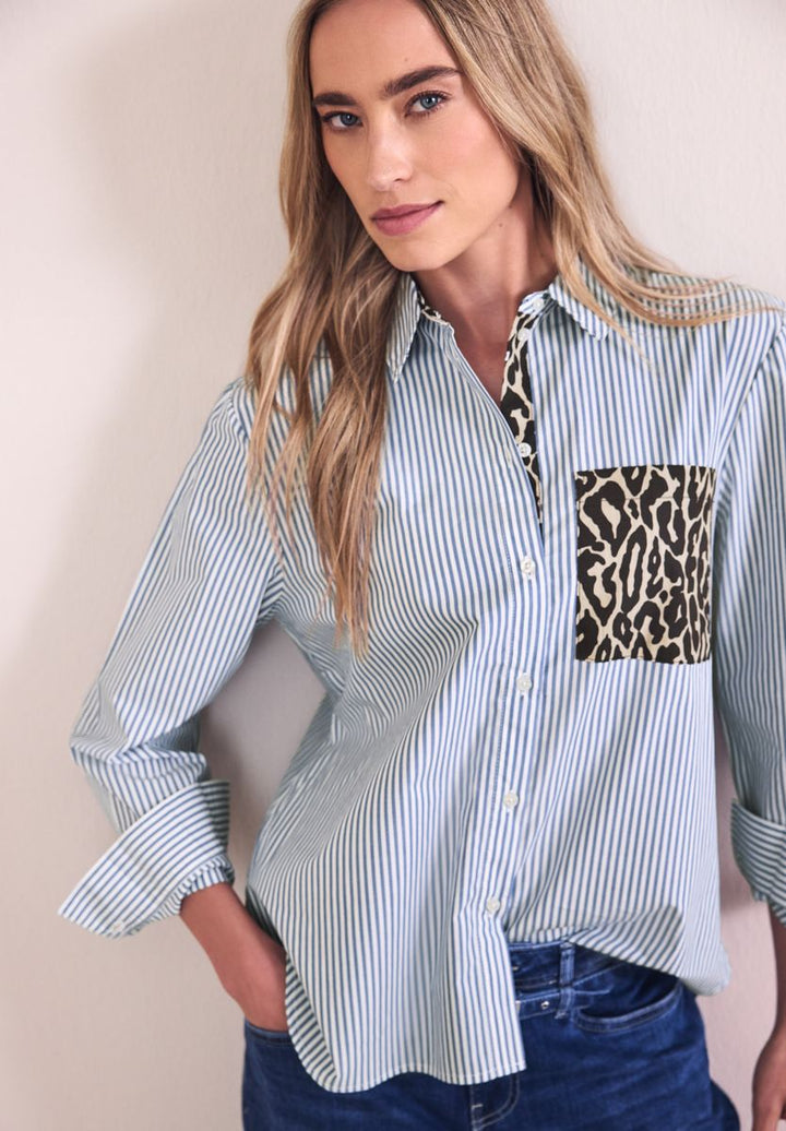 Gestreifte Hemdbluse