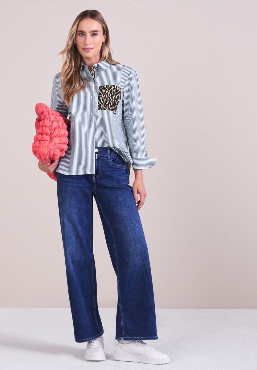 Gestreifte Hemdbluse