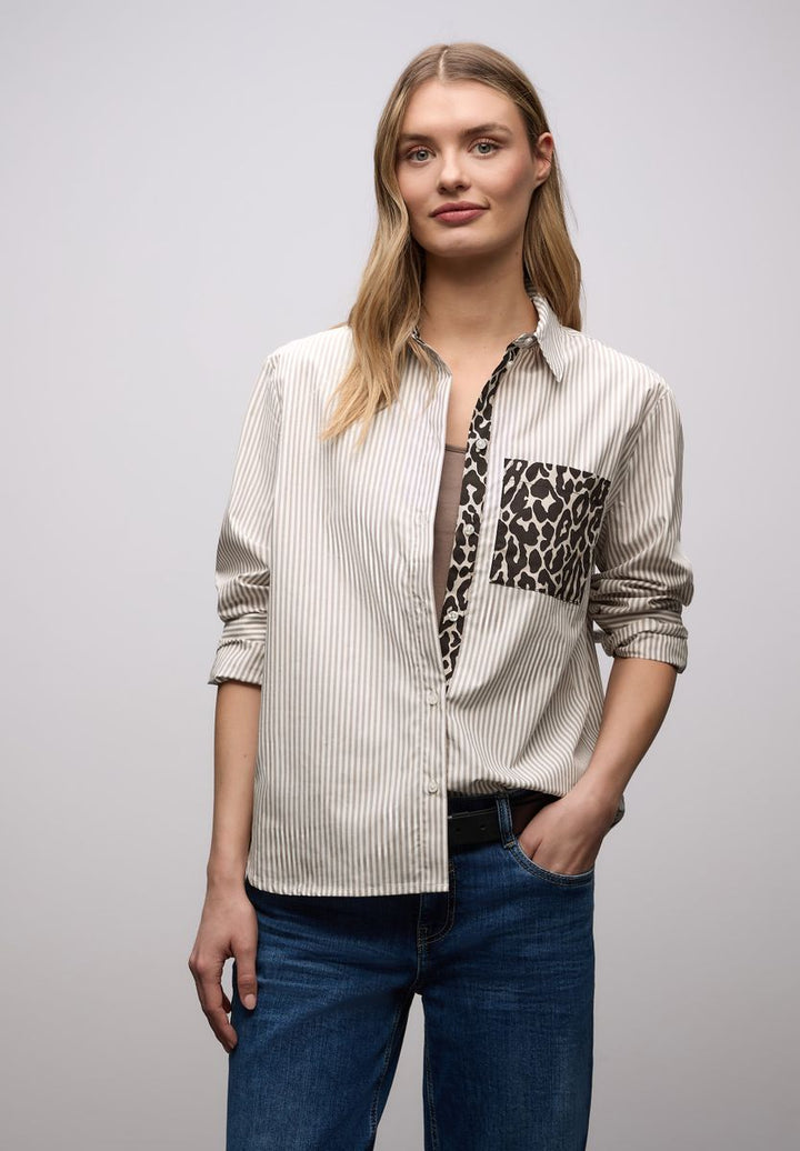 Gestreifte Hemdbluse