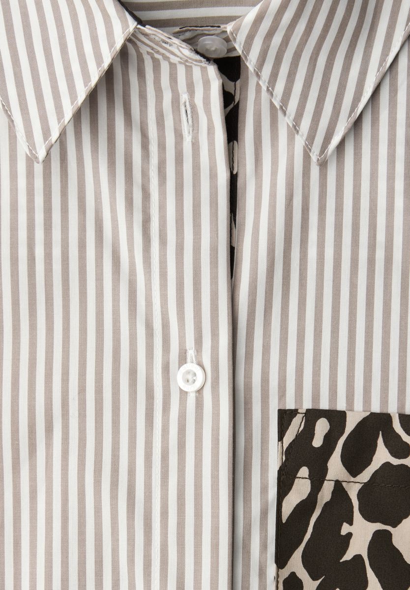 Gestreifte Hemdbluse