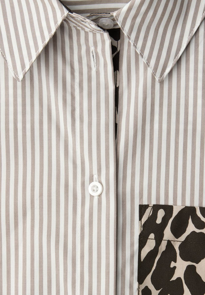Gestreifte Hemdbluse