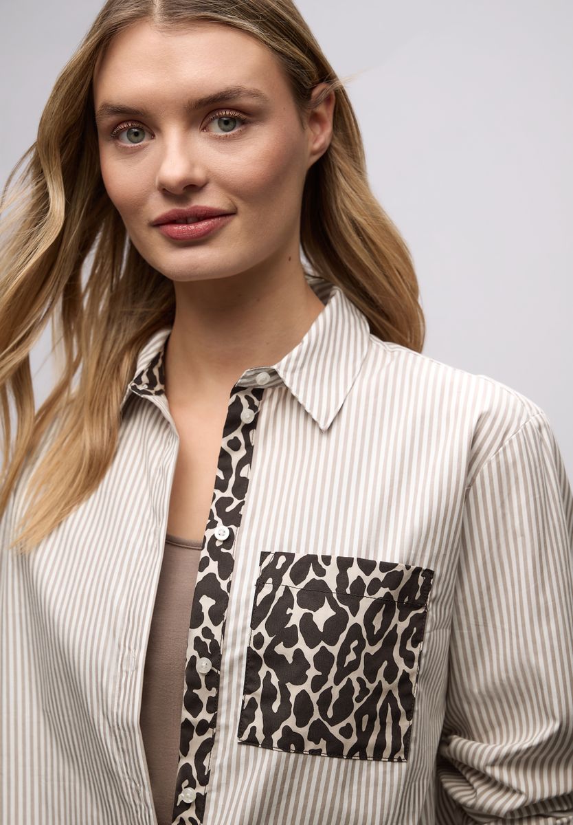Gestreifte Hemdbluse