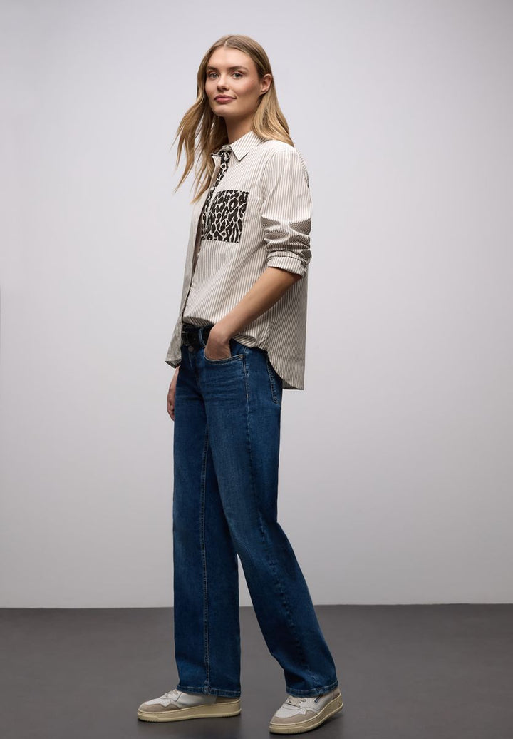 Gestreifte Hemdbluse