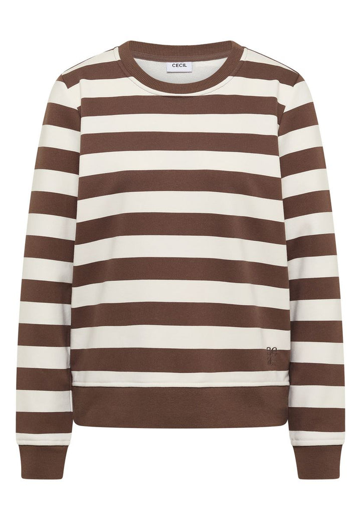 Gestreiftes Sweatshirt