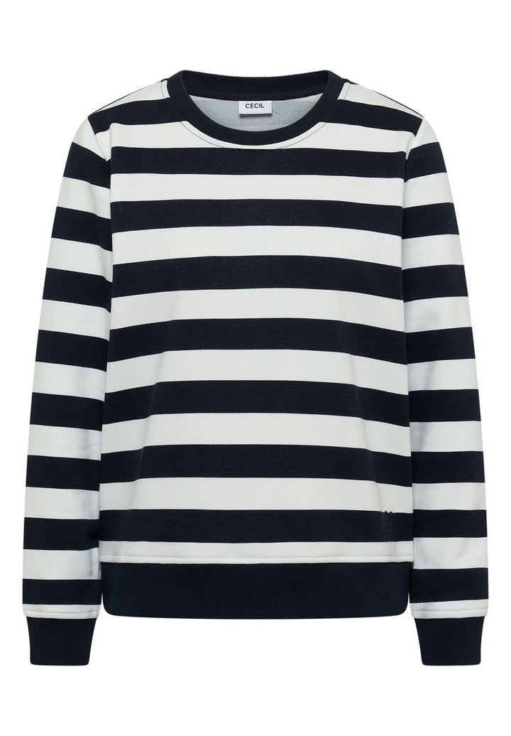 Gestreiftes Sweatshirt