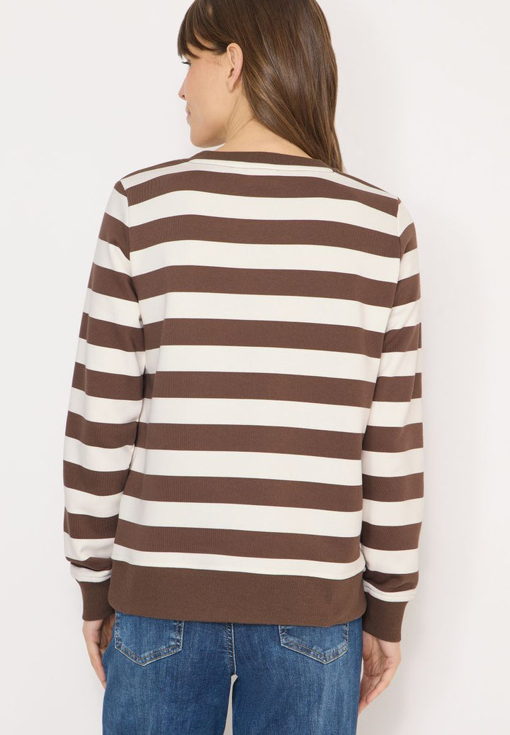 Gestreiftes Sweatshirt