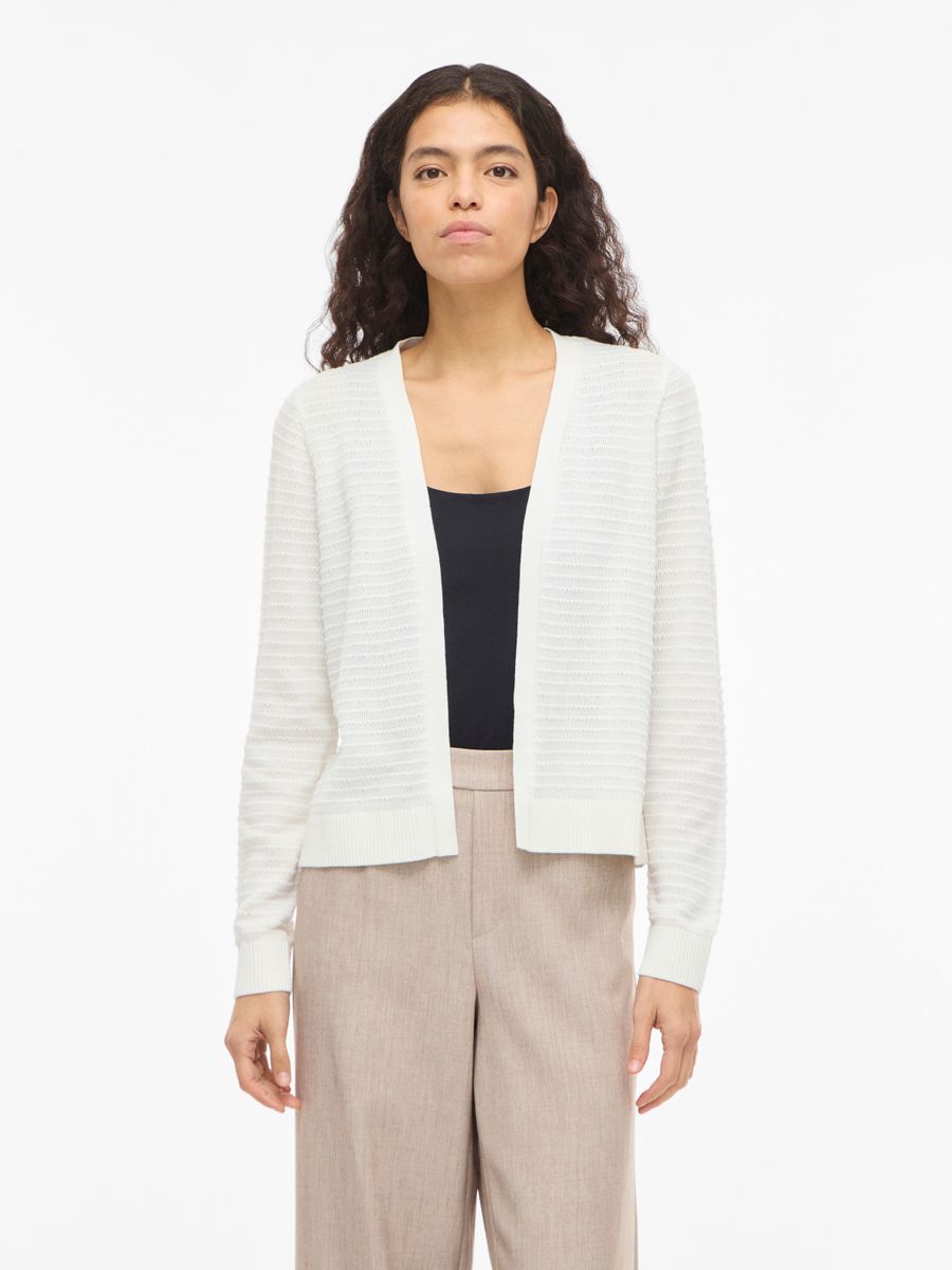 VILOLLO SHORT L/S KNIT CARDIGAN - NOOS