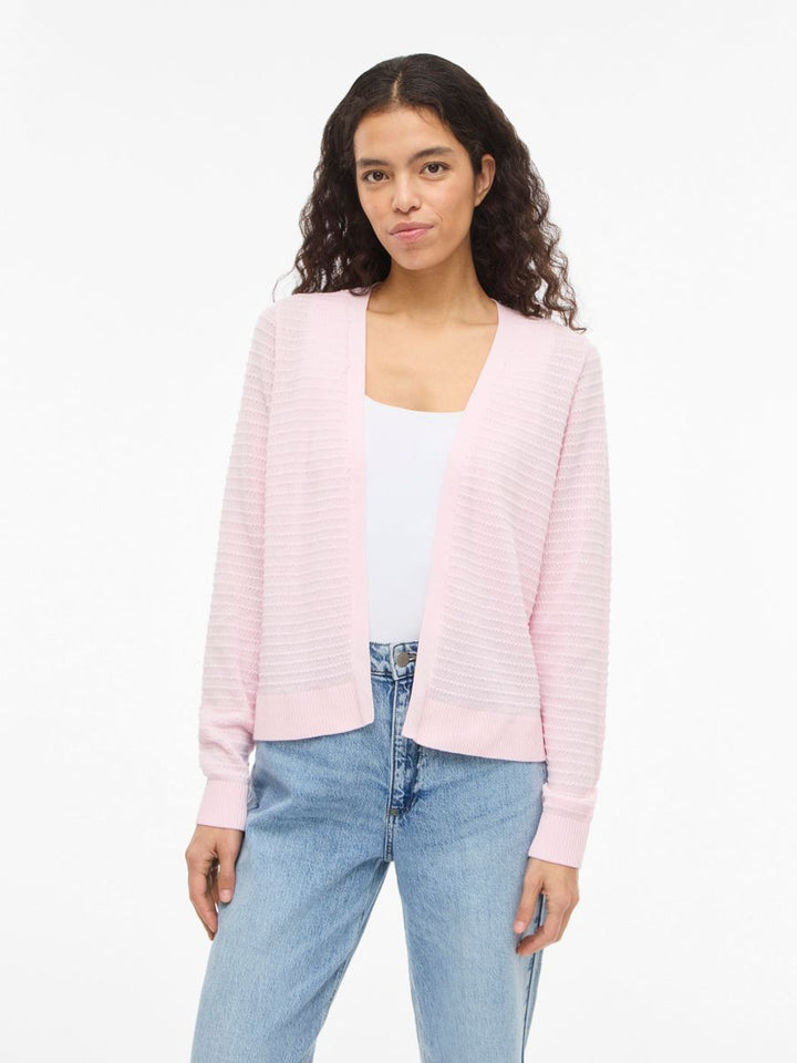 VILOLLO SHORT L/S KNIT CARDIGAN - NOOS