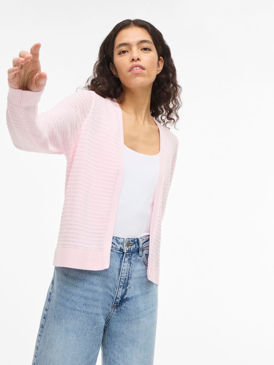 VILOLLO SHORT L/S KNIT CARDIGAN - NOOS