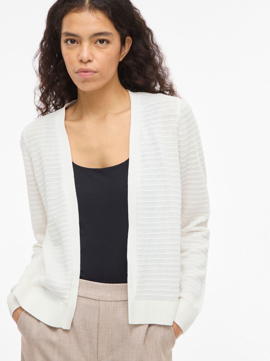 VILOLLO SHORT L/S KNIT CARDIGAN - NOOS