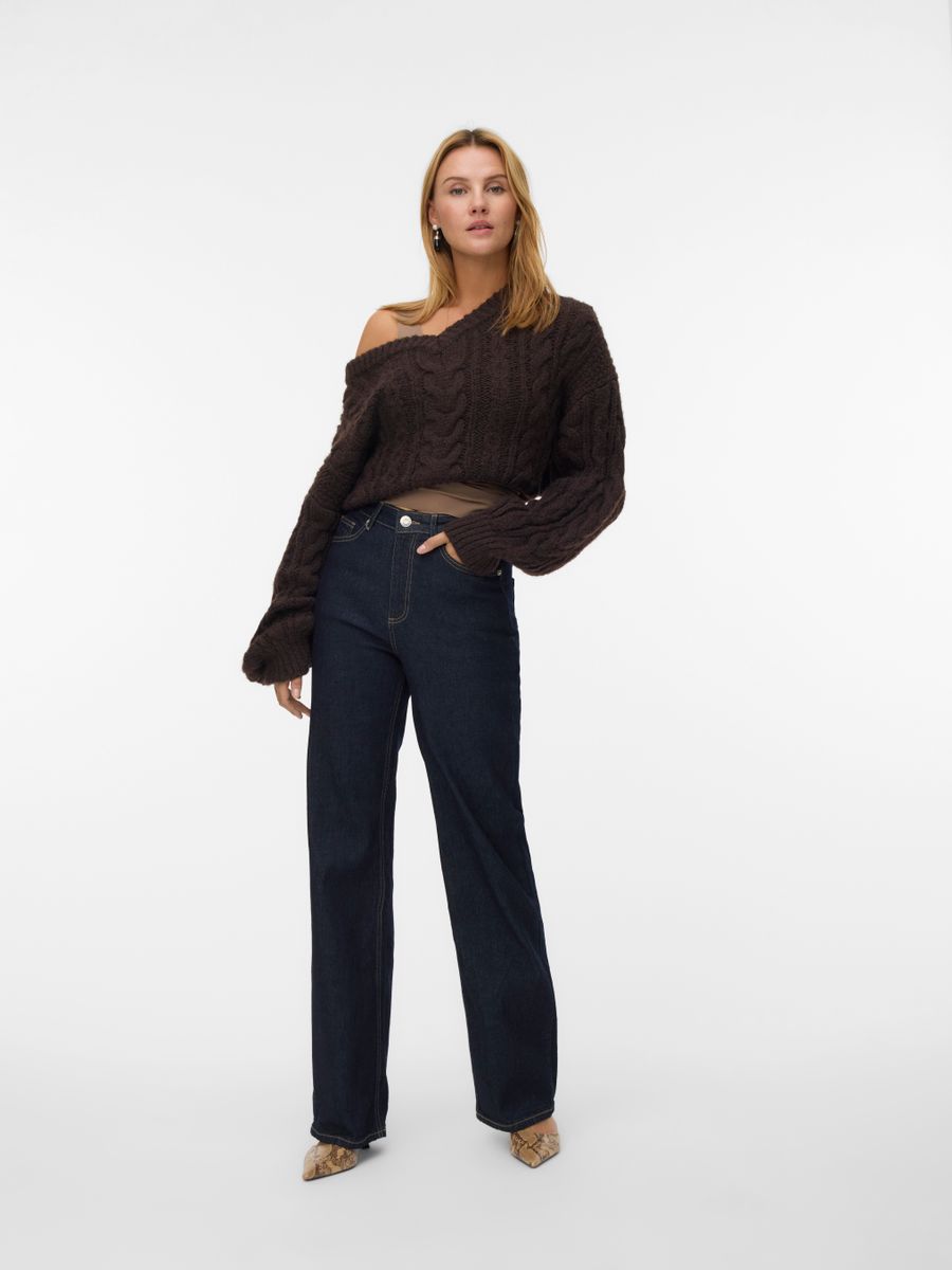 VMTESSA HR WIDE JEANS RA369 GA NOOS