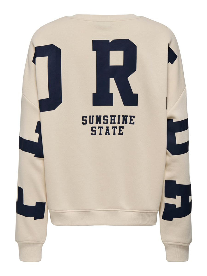 ONLSWEAT L/S BACK/SLEEVE PRINT SWT NOOS