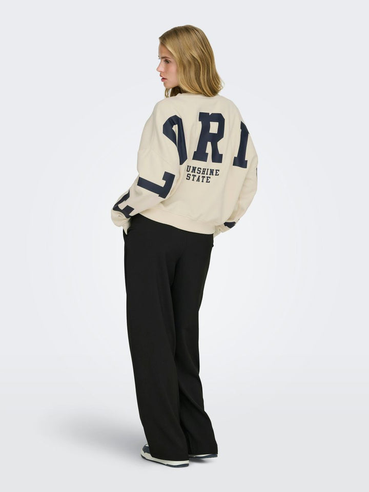 ONLSWEAT L/S BACK/SLEEVE PRINT SWT NOOS