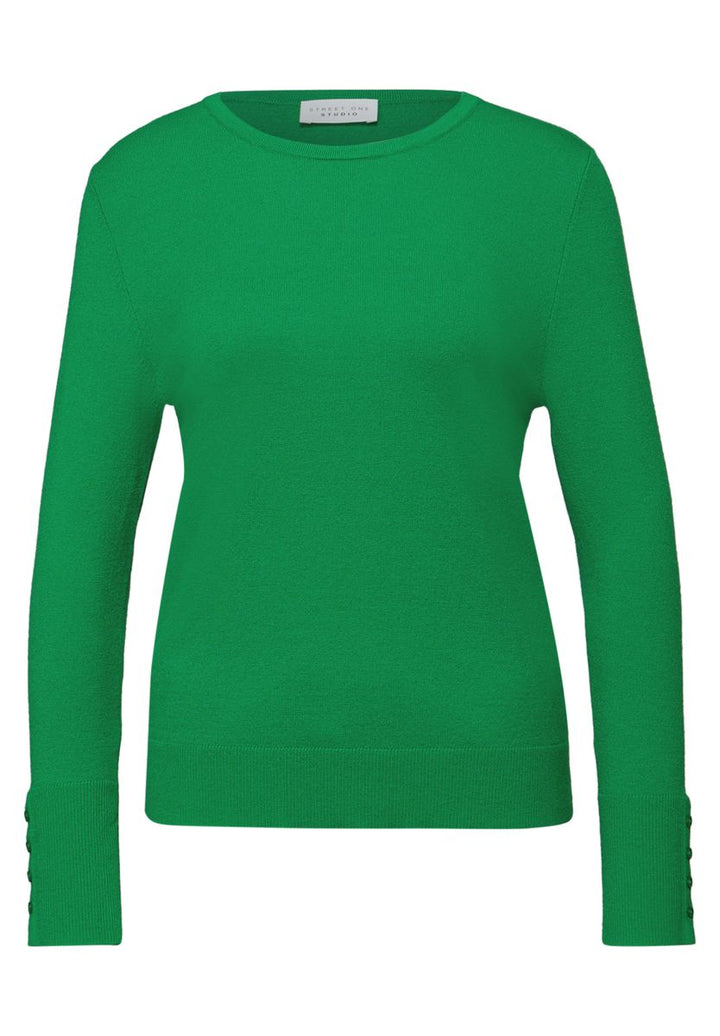 Strickpullover mit Knöpfen
