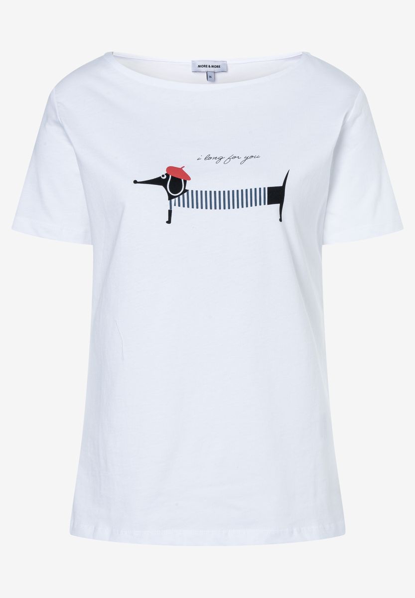 T-Shirt mit Dackelprint