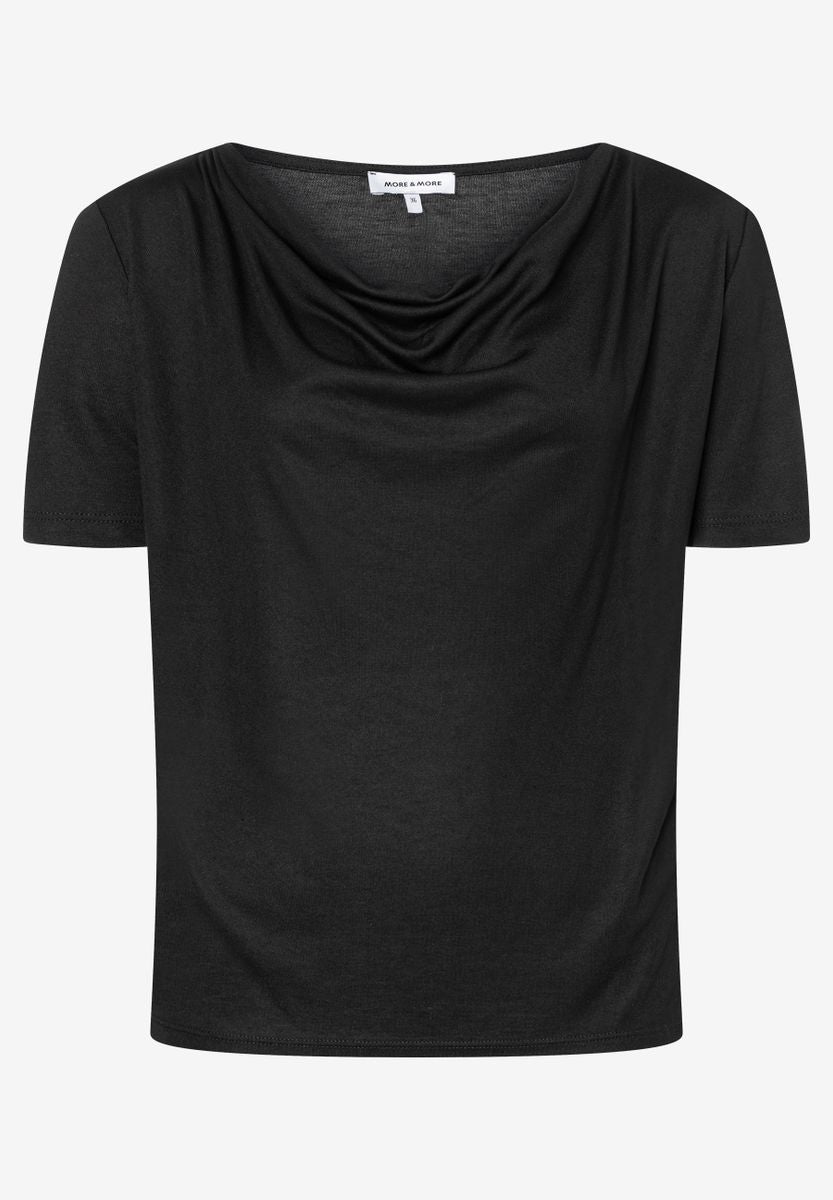 Shirt mit Wasserfall-Ausschnitt