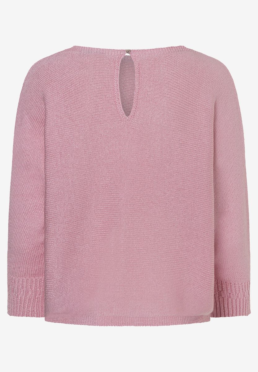 Fledermauspullover mit Glanzeffekt