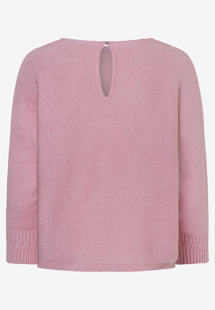 Fledermauspullover mit Glanzeffekt