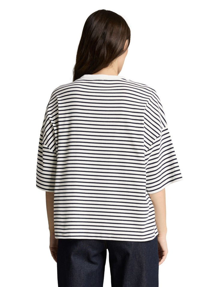 Oversize T-Shirt mit Streifenmuster