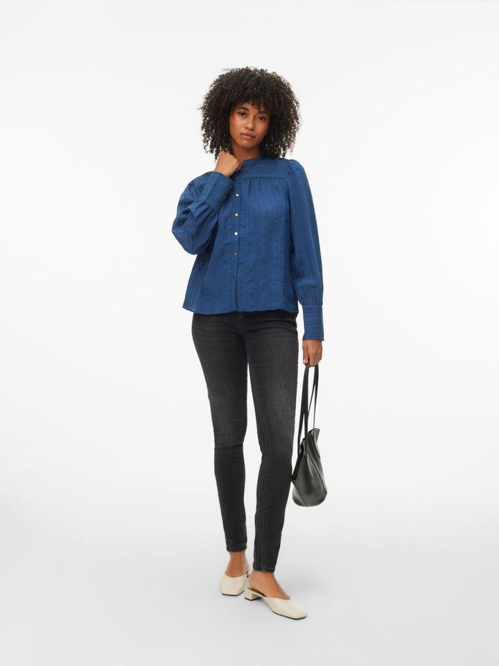 VMISELLE L/S SHIRT WVN BTQ
