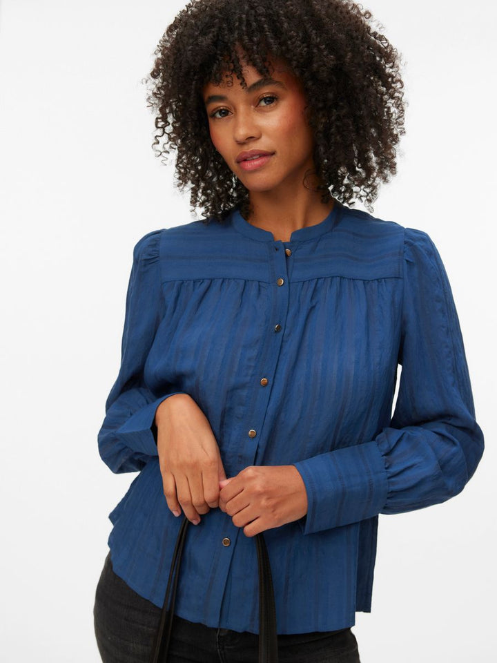 VMISELLE L/S SHIRT WVN BTQ