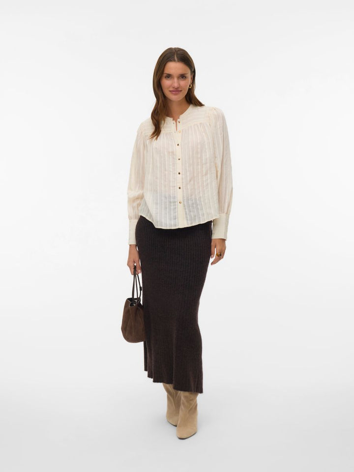 VMISELLE L/S SHIRT WVN BTQ
