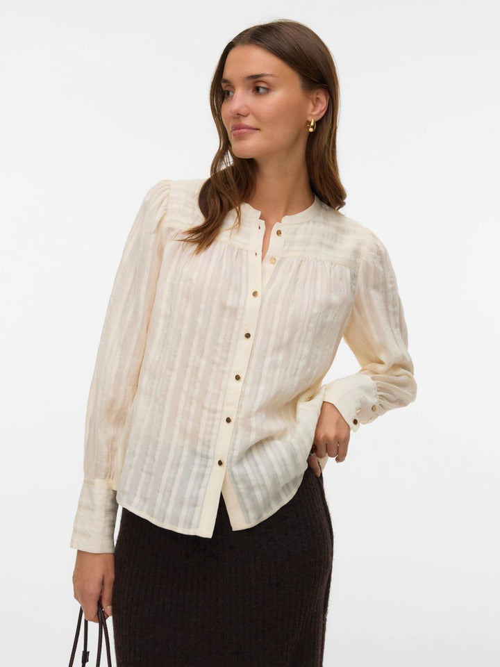 VMISELLE L/S SHIRT WVN BTQ