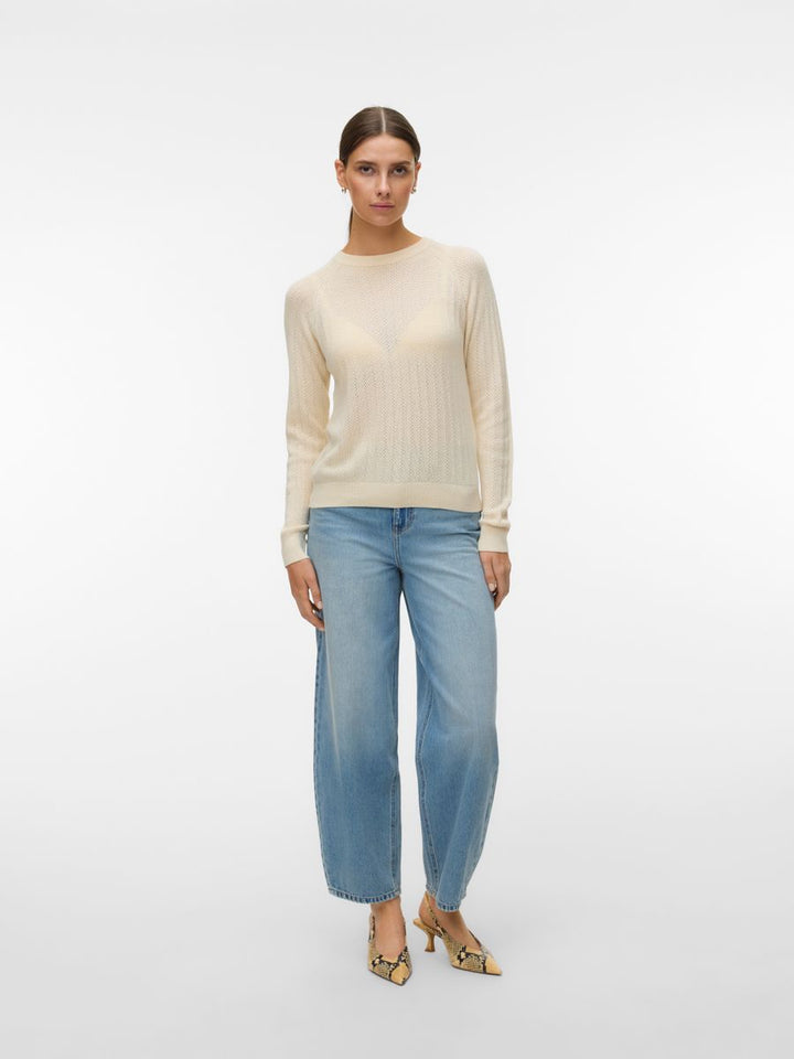VMNEWLEX POINTELLE LS O-N PULLOVER NOOS