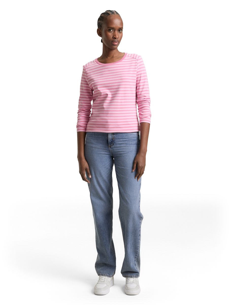 Langarmshirt mit Streifenmuster