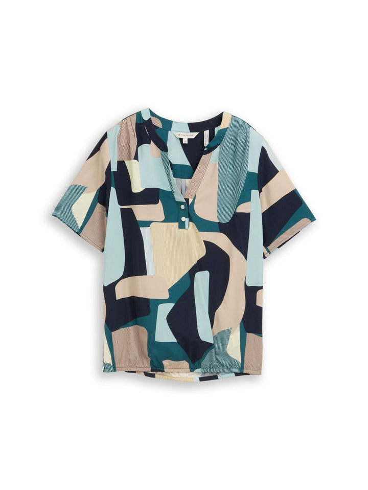 Bluse mit Muster