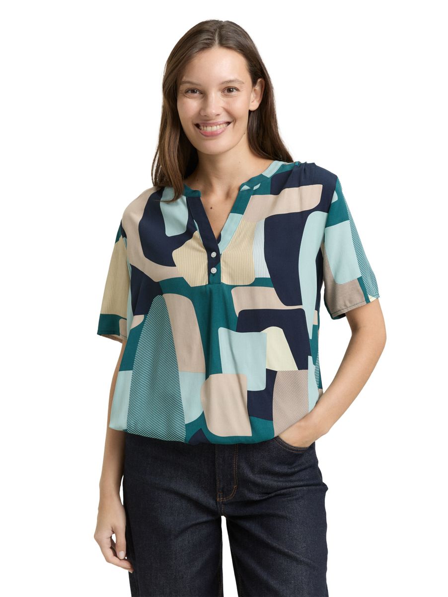 Bluse mit Muster