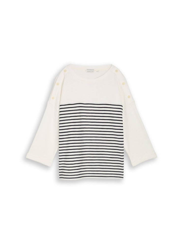 Langarmshirt mit Streifenmuster