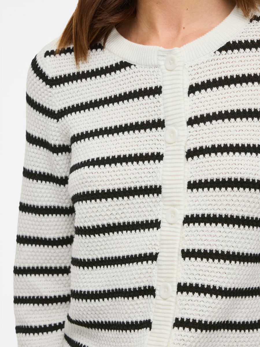 VIDALO O-NECK L/S KNIT CARDIGAN - NOOS