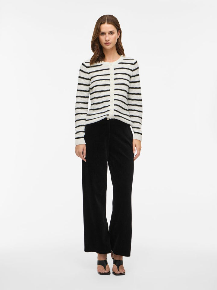 VIDALO O-NECK L/S KNIT CARDIGAN - NOOS