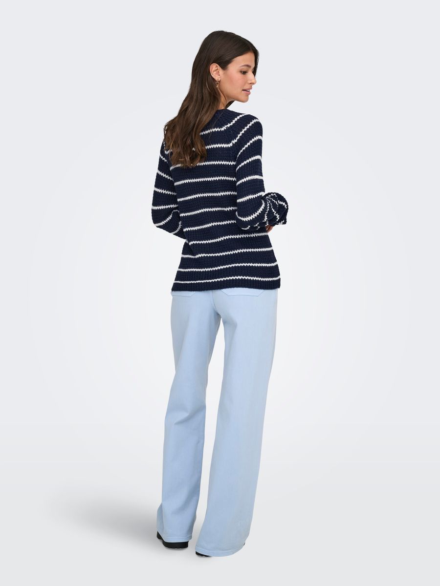 JDYELLEN L/S ONECK RAGLAN PULLOVER KNT