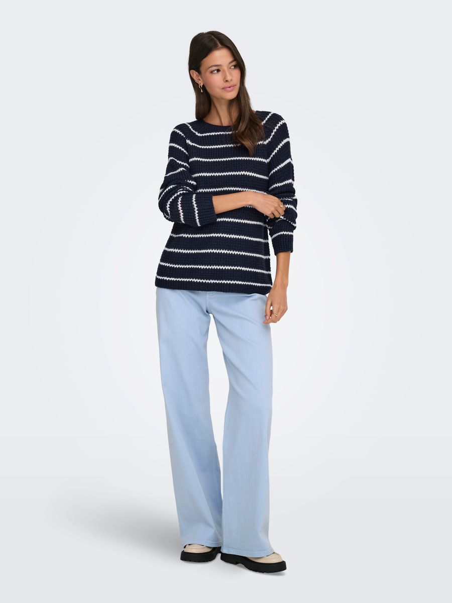 JDYELLEN L/S ONECK RAGLAN PULLOVER KNT