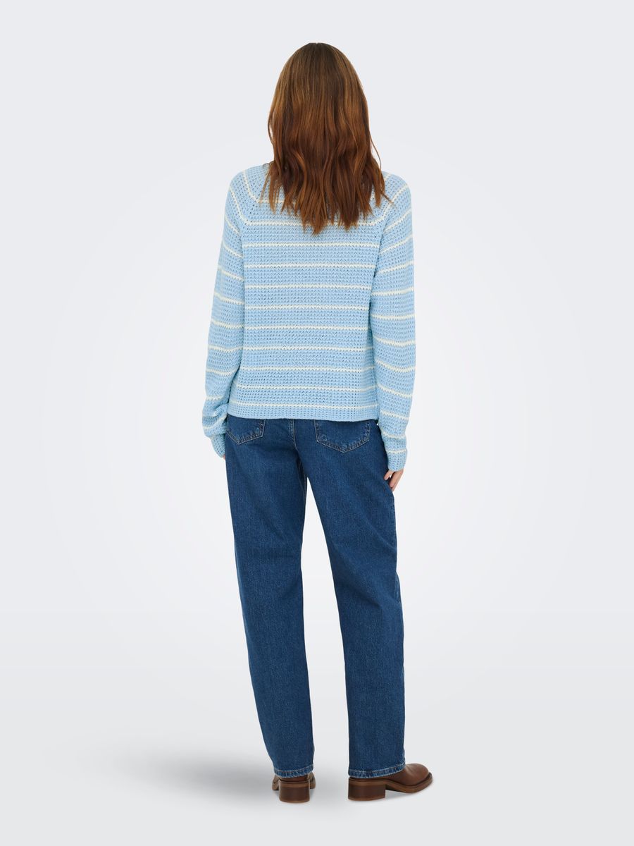 JDYELLEN L/S ONECK RAGLAN PULLOVER KNT