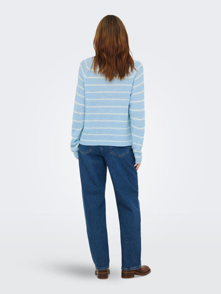 JDYELLEN L/S ONECK RAGLAN PULLOVER KNT