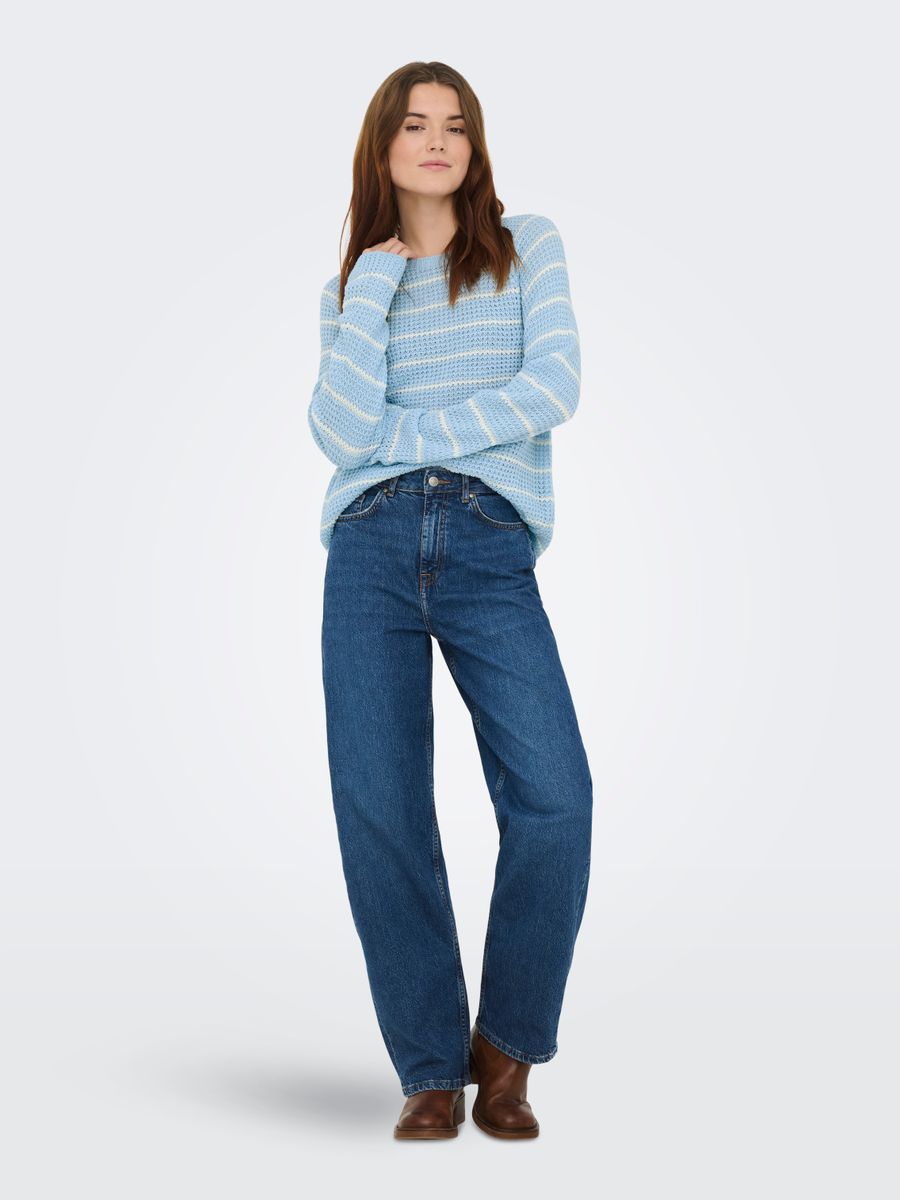 JDYELLEN L/S ONECK RAGLAN PULLOVER KNT