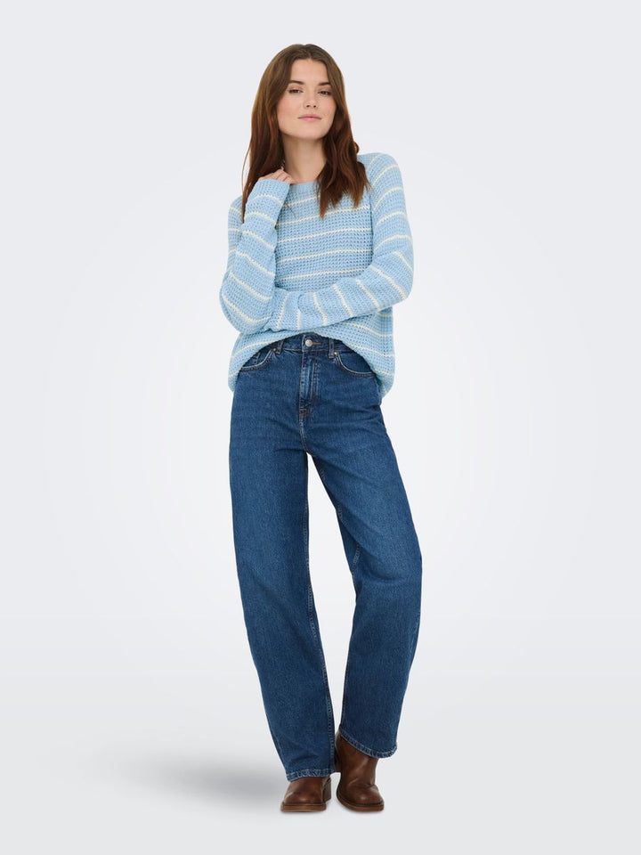 JDYELLEN L/S ONECK RAGLAN PULLOVER KNT