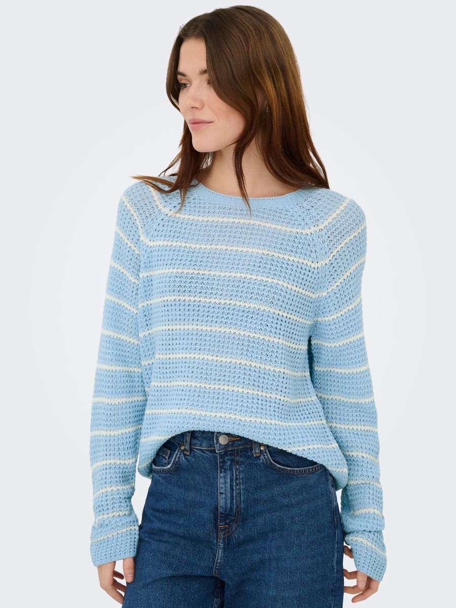 JDYELLEN L/S ONECK RAGLAN PULLOVER KNT