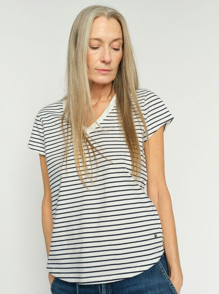 MMKala V-SS Stripe Tee