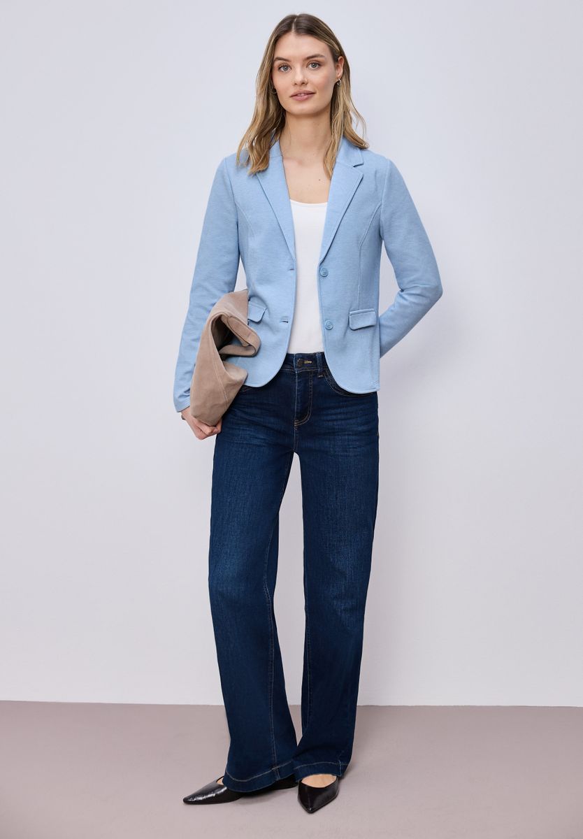 Basic Piqué Blazer