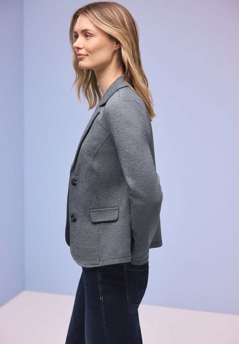 Basic Piqué Blazer