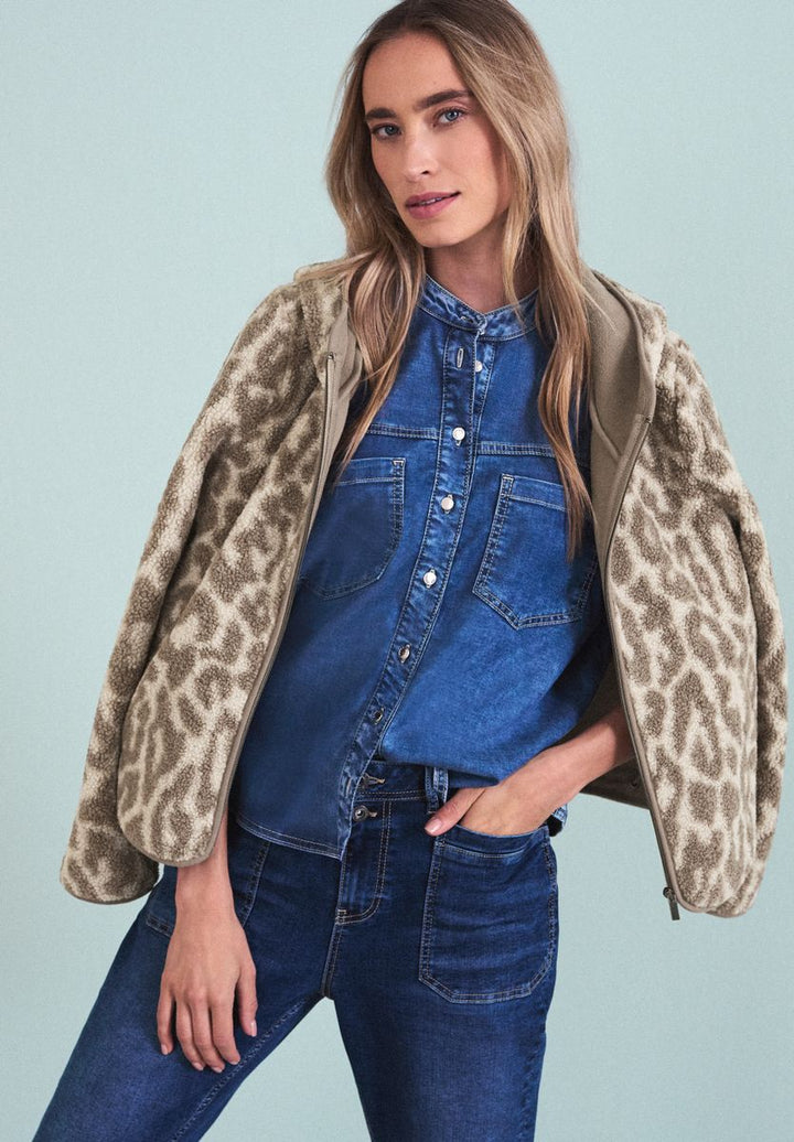 Kuschelige Hoodie Jacke