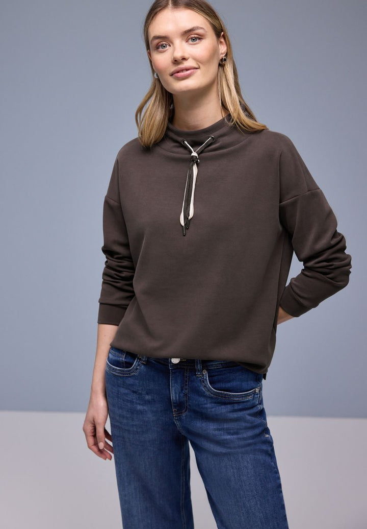 Shirt in Unifarbe